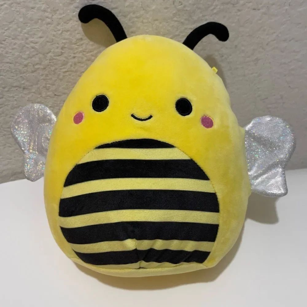 Squishmallows 8” SUNNY the Bumble Bee Official Kellytoy Ultrasoft Plush NWOT.